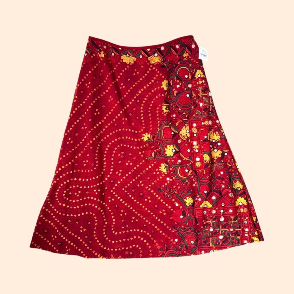 Vivienne Tam Y2K Vintage Floral Skirt
